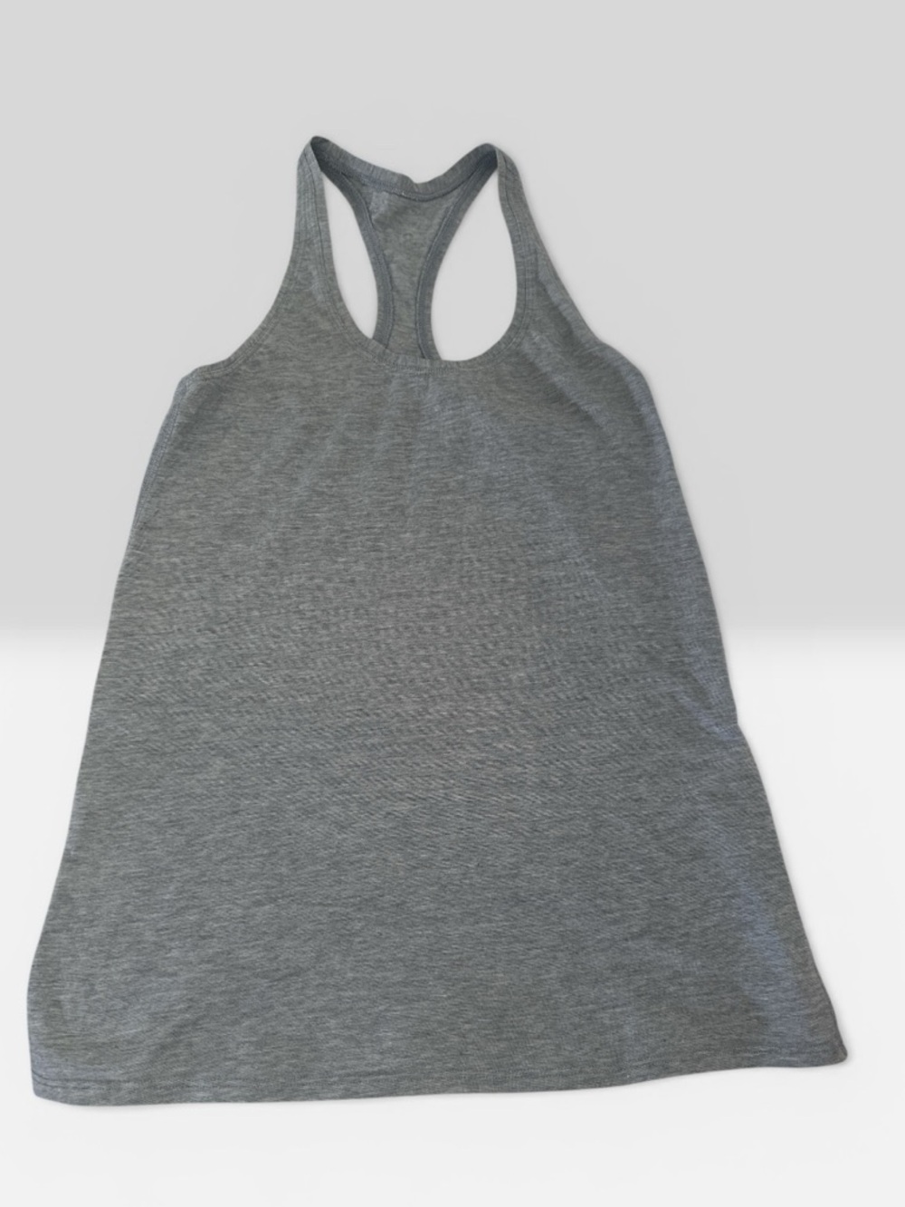 Lululemon Women's Gray Racerback Tank Top - Casual Activewear